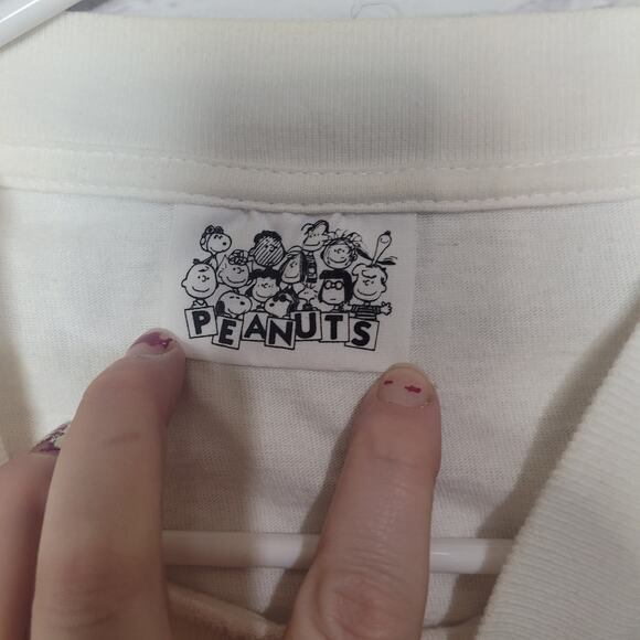 Vintage Peanuts White Sweetest Grandma Graphic Short Sleeve Top Womans Size 2XL - Picture 8 of 9